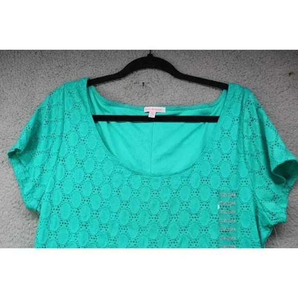 Issac Mizrahi Turquoise Lined Lace Dress-Size XXL-New With Tags - Picture 2 of 7